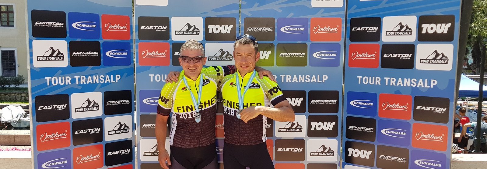 Francesco und Stefan an der Tour Transalp