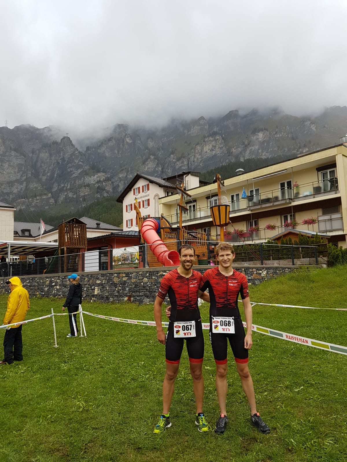Gemmi Triathlon: swim, bike, rain